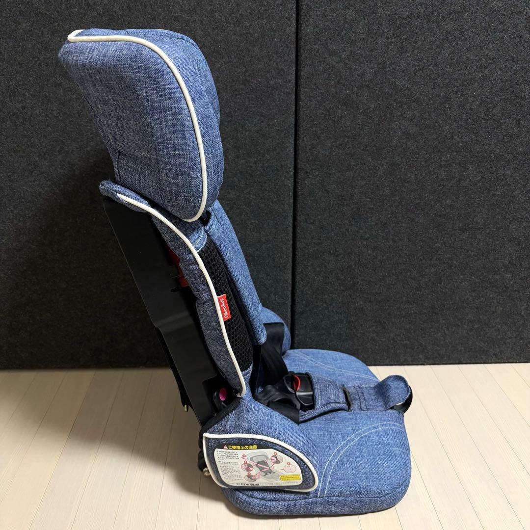 日本育児　トラベルベストECプラス　デニム　チャイルドシート　ジュニアシート