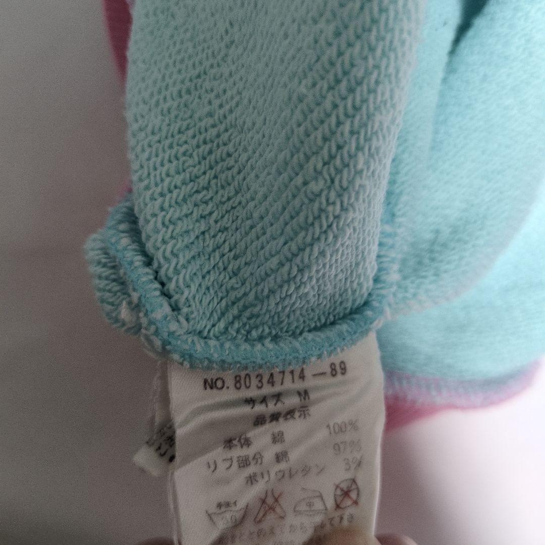 メゾピアノ　平成レトロ　Y2Kトレーナー　М　ベリエちゃん　水色　ピンク