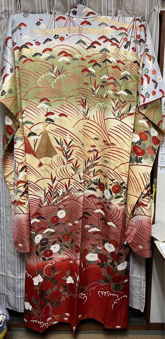 お値下げ　正絹振袖　成人式　振袖セット　結納　振袖フルセット　美品