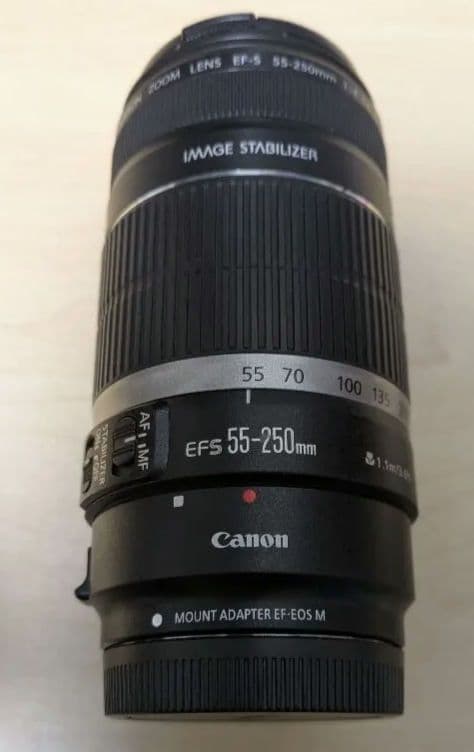 【美品】Canon EF-S 55-250mm ズームレンズ