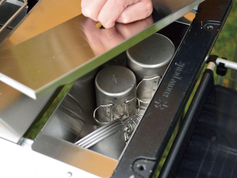 ステンボックスハーフユニット & メッシュトレー 1unit 深型 スノーピーク