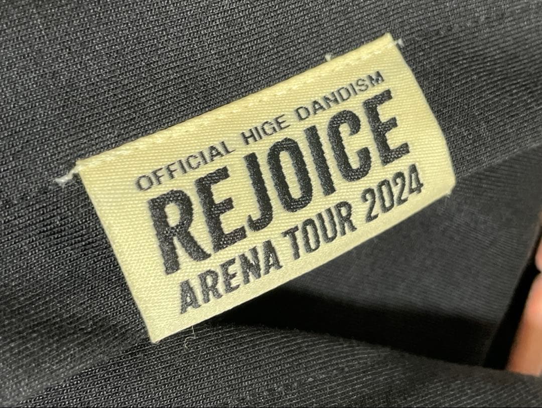 Official髭男dism Rejoice ジップアップパーカー ブラック