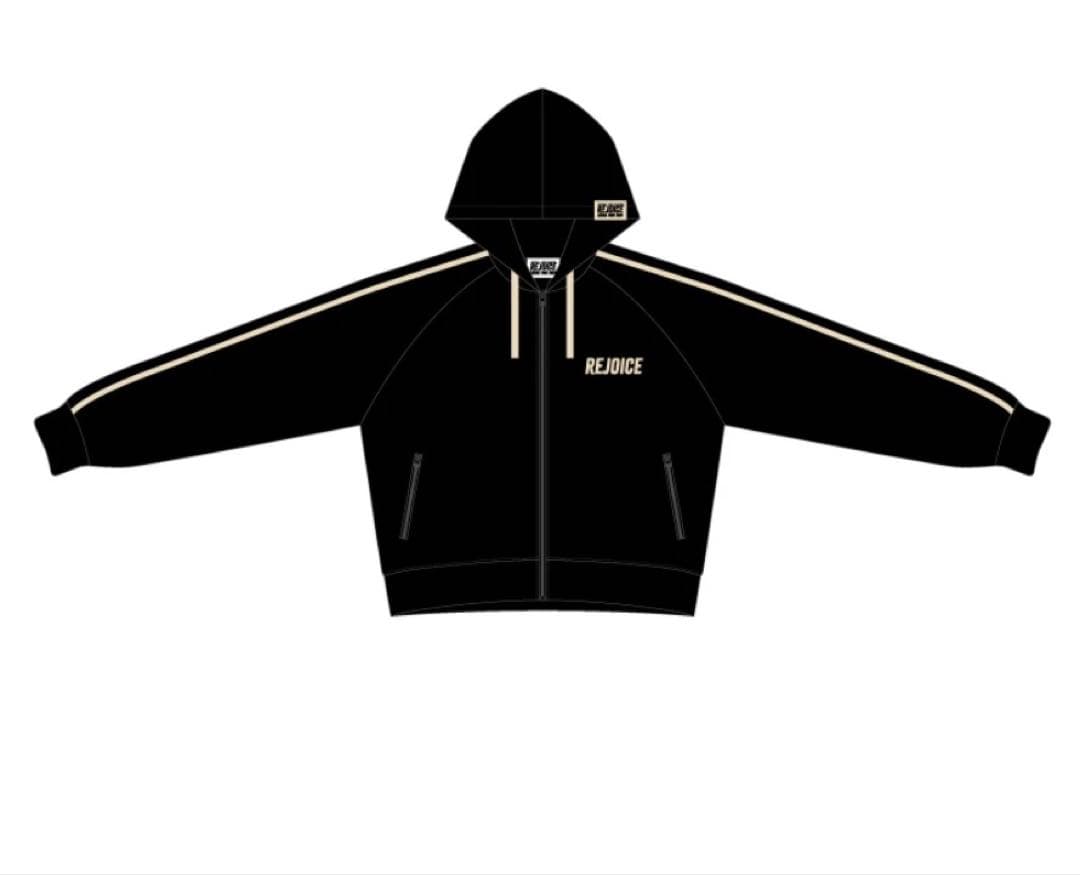 Official髭男dism Rejoice ジップアップパーカー ブラック