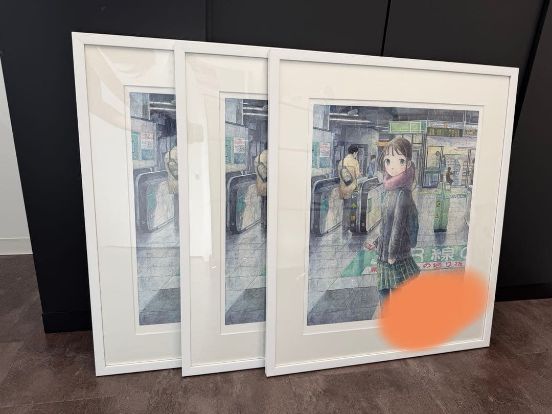 くらやえみ　「合言葉」　シルクスクリーン 3枚組