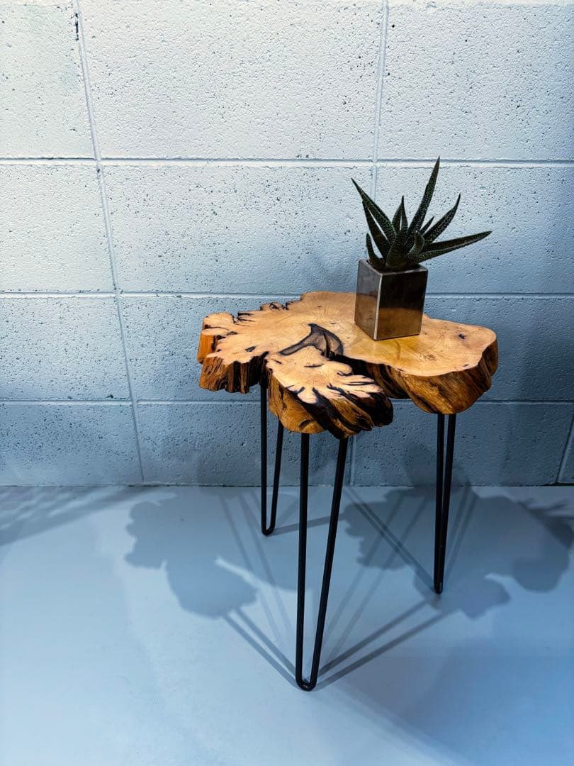 自然木サイドテーブル