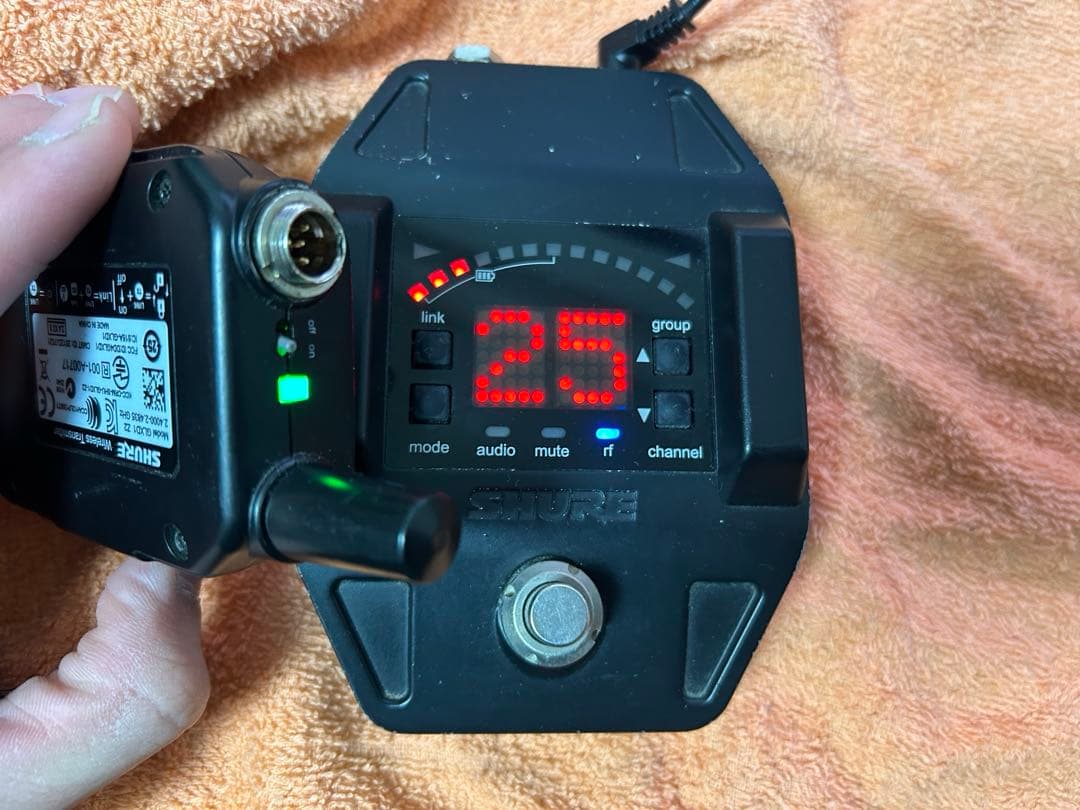 Shure GLXD6 ワイヤレスシステム