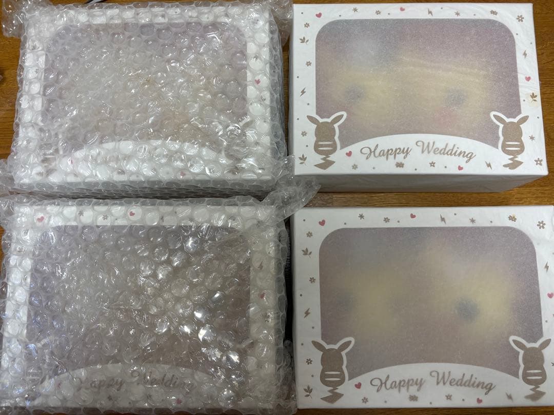 4個 ポケモン もこもこ ピカチュウ ぬいぐるみ ウェディング ウエディング