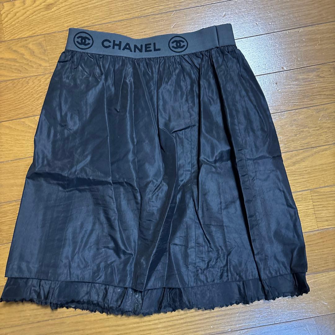 シャネル　ロゴCCマークスカート