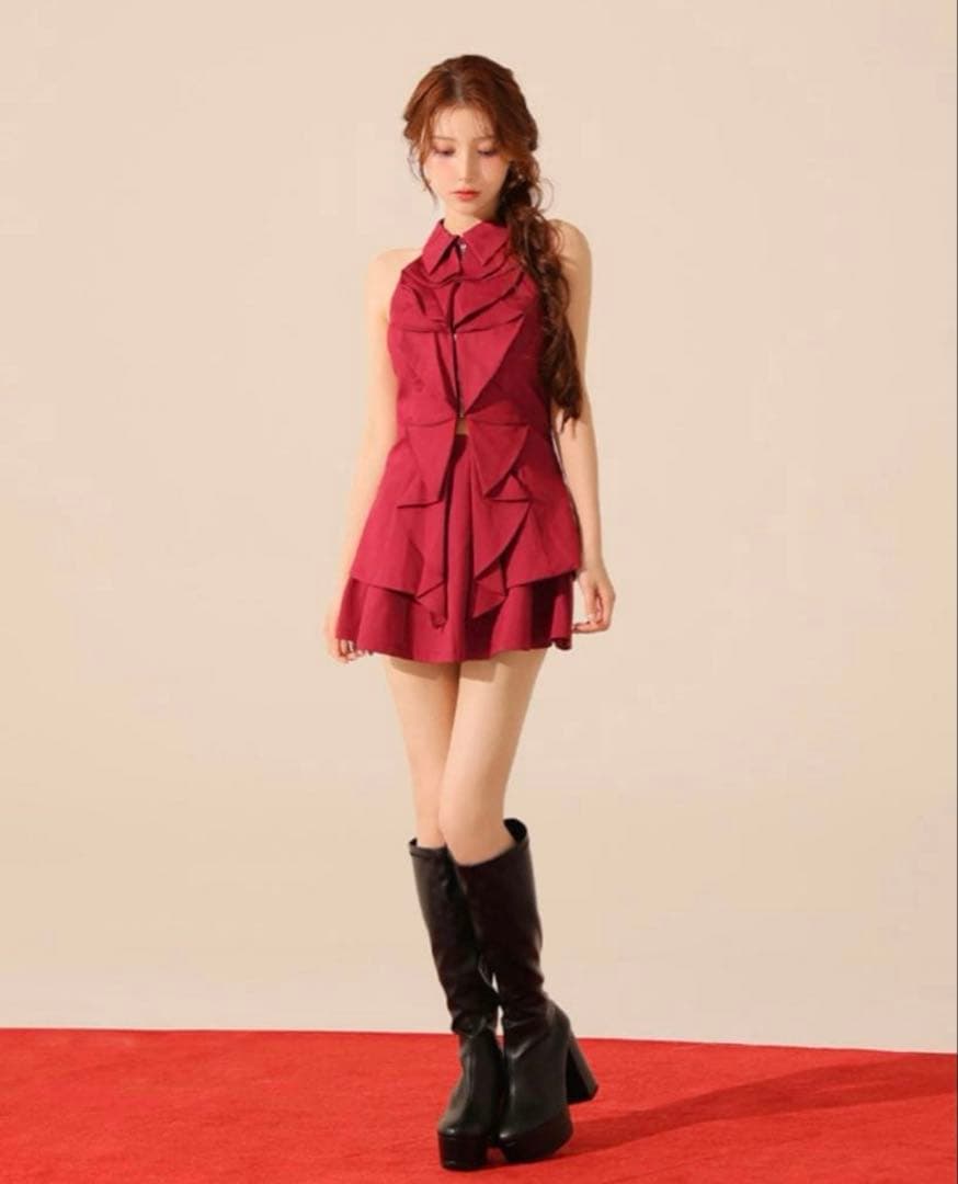 ROBE de FLEURS レッドドレス