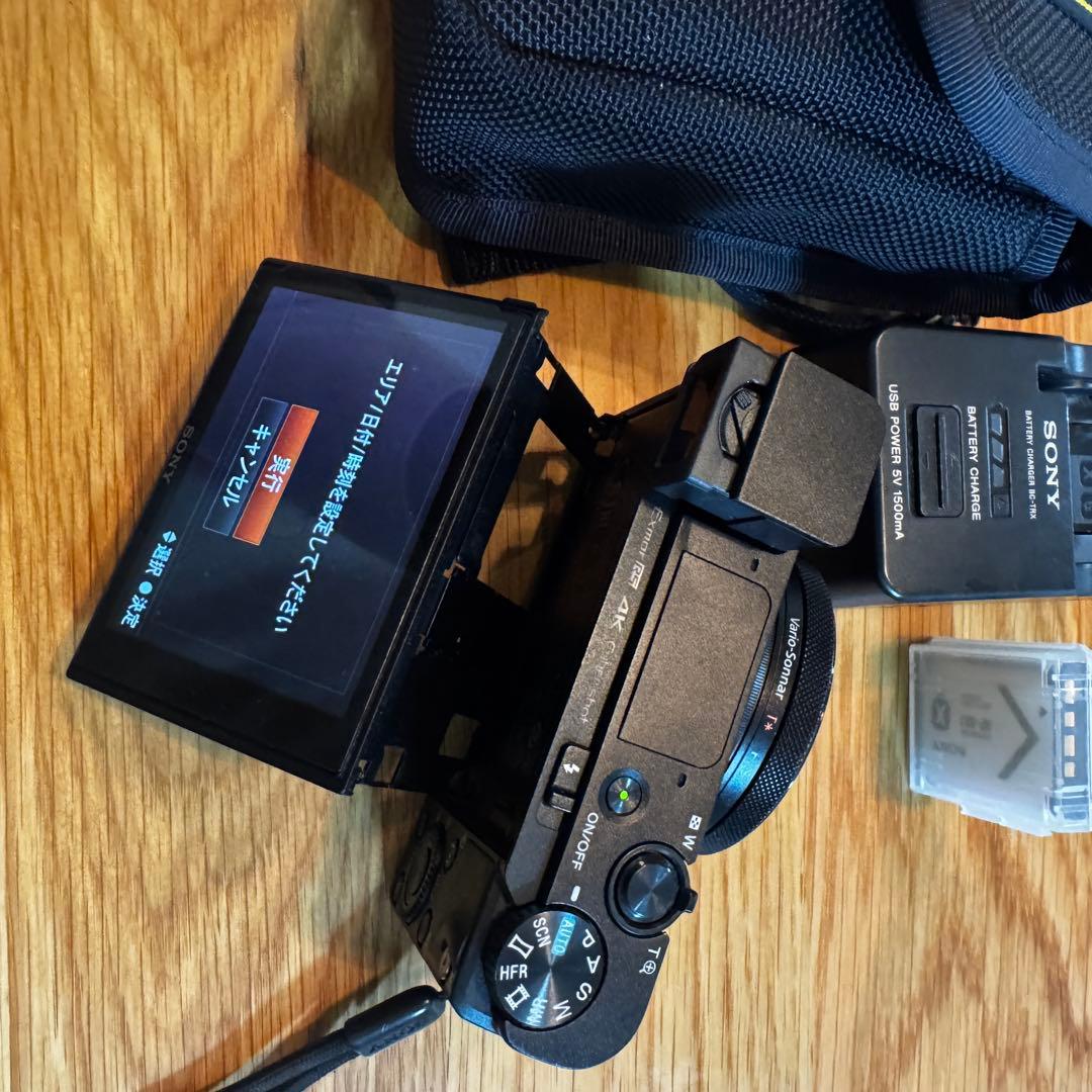 SONY RX100 V 純正充電器バッテリー ケース