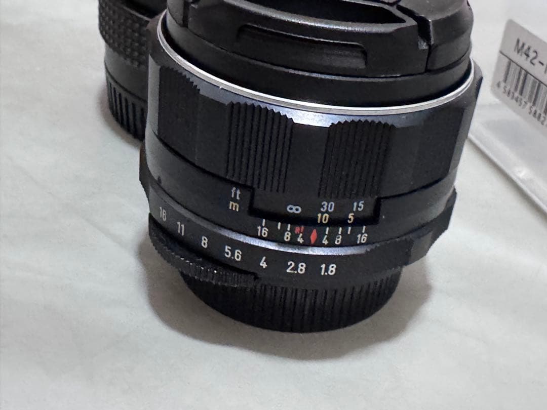 SuperTakumar 55 f1.8レンズ shoten m42-NZセット