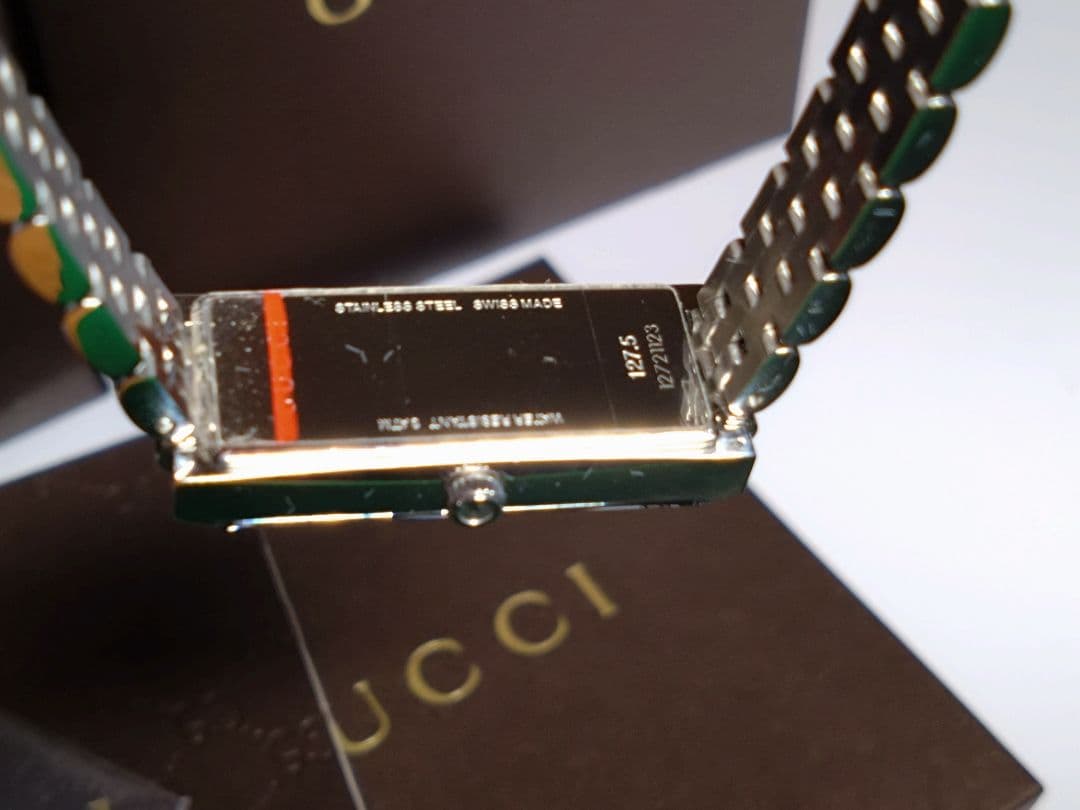 稼働品 GUCCI グッチ 127.5 QZ レディース 腕時計
