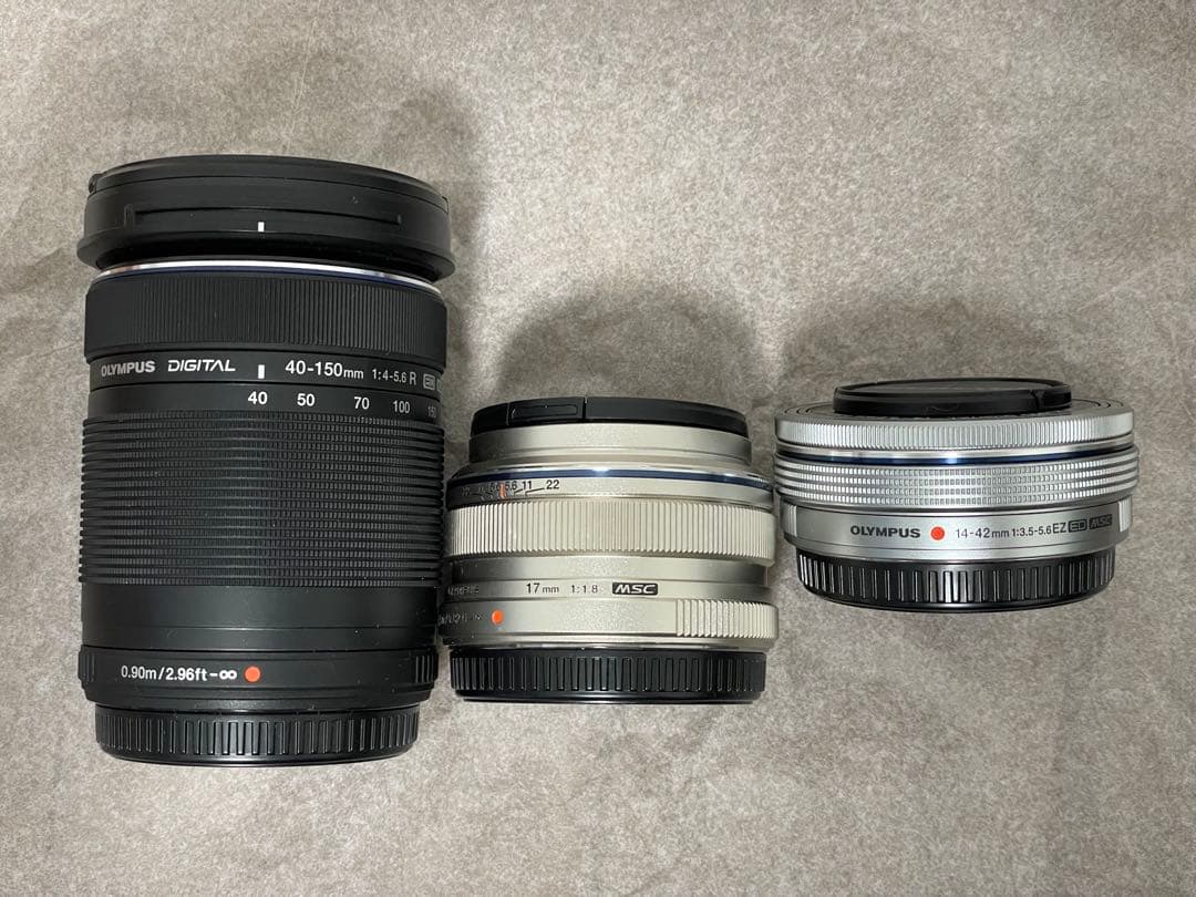 OLYMPUS PEN E-PL9 ダブルズームキット＋単焦点レンズ＋カバー等