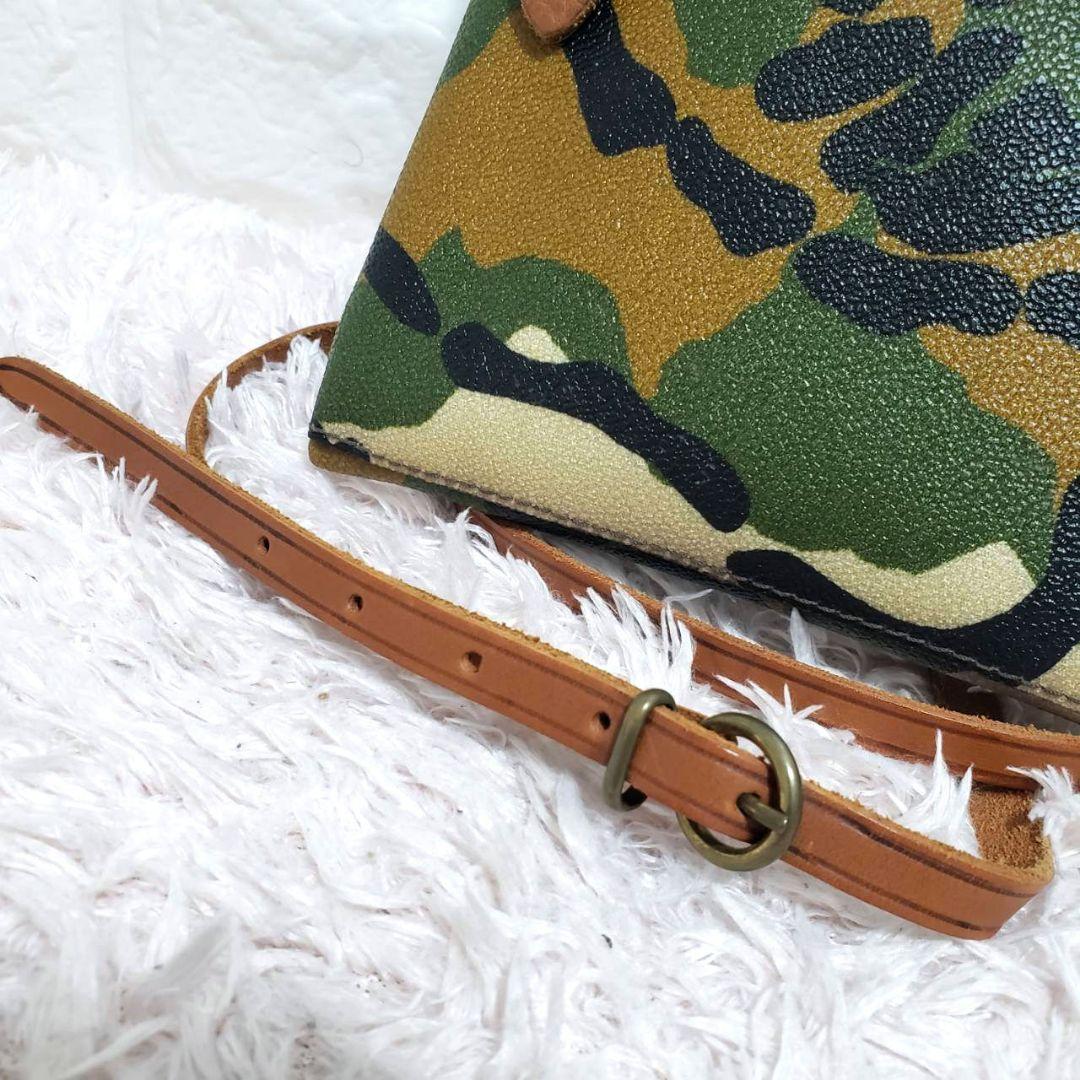 IL BISONTE イルビゾンテ カモフラ 限定 クロスボディショルダーバッグ