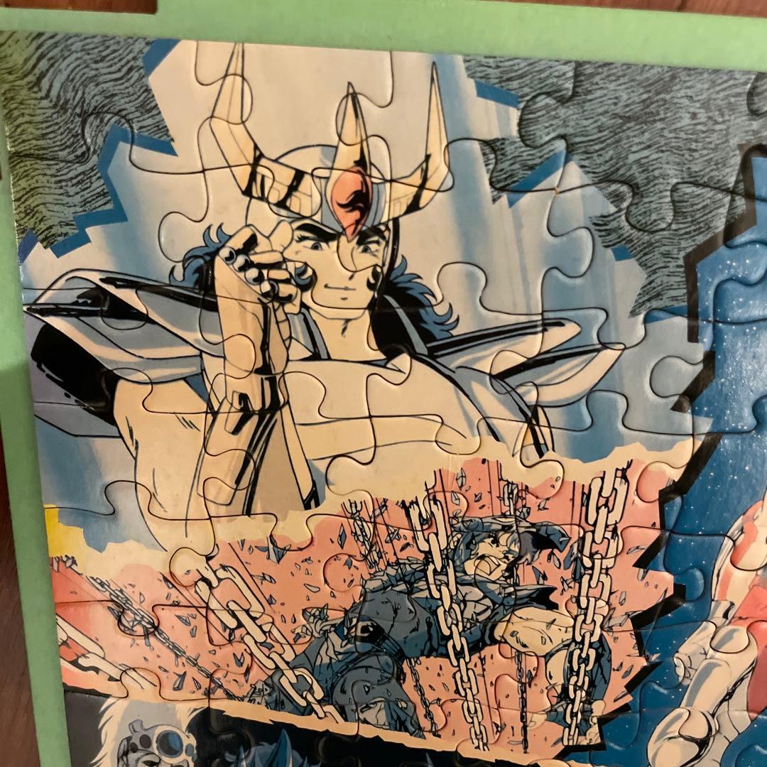 ⭐︎デッドストック⭐︎聖闘士星矢　当時物　パズル　100P セイカノート　完成品