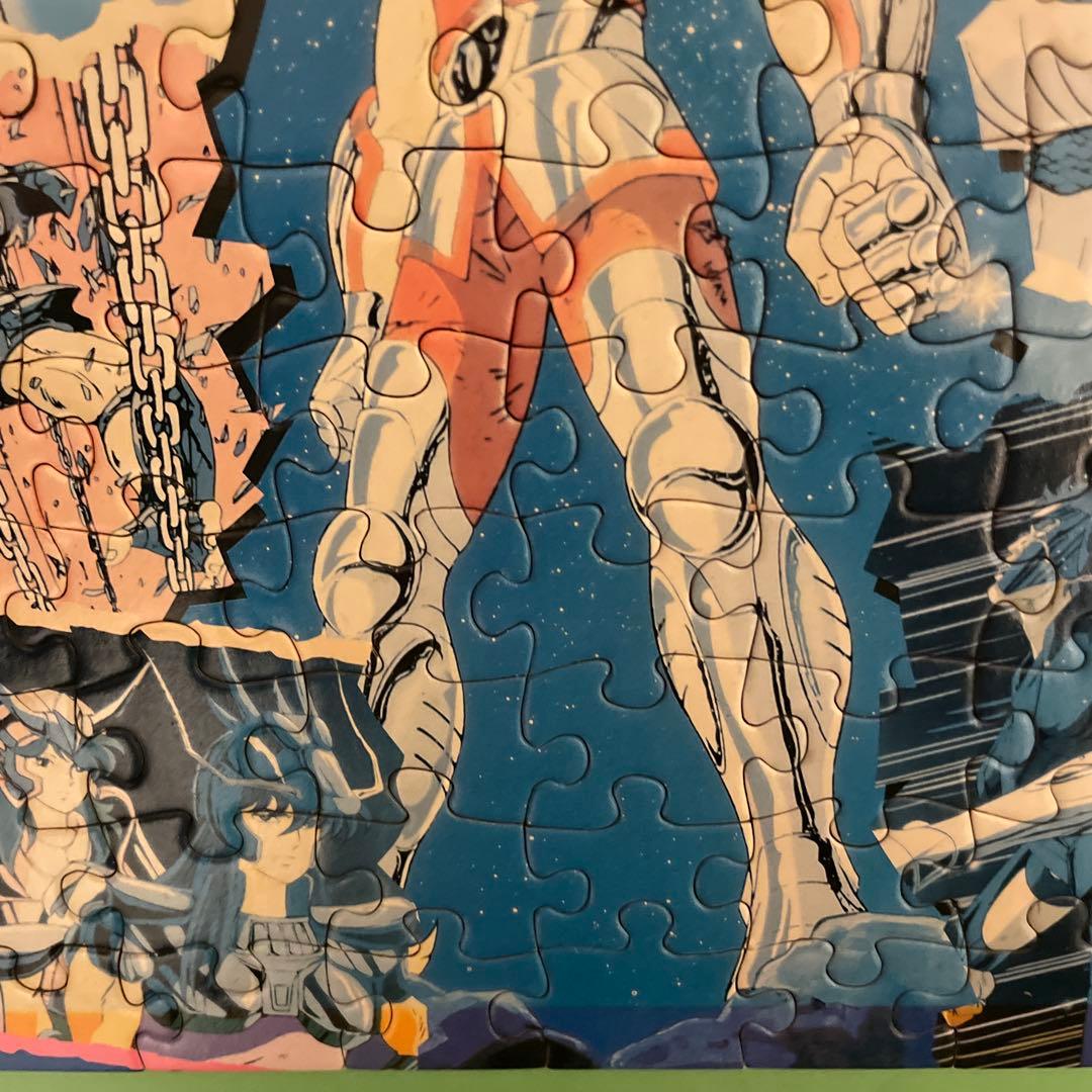 ⭐︎デッドストック⭐︎聖闘士星矢　当時物　パズル　100P セイカノート　完成品