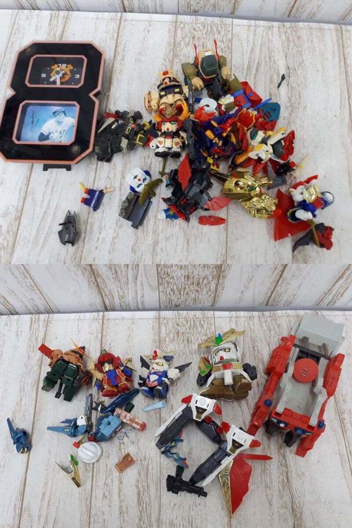 写真8枚 元祖SDガンダム 聖機兵物語 など？　大量　ジャンク扱い