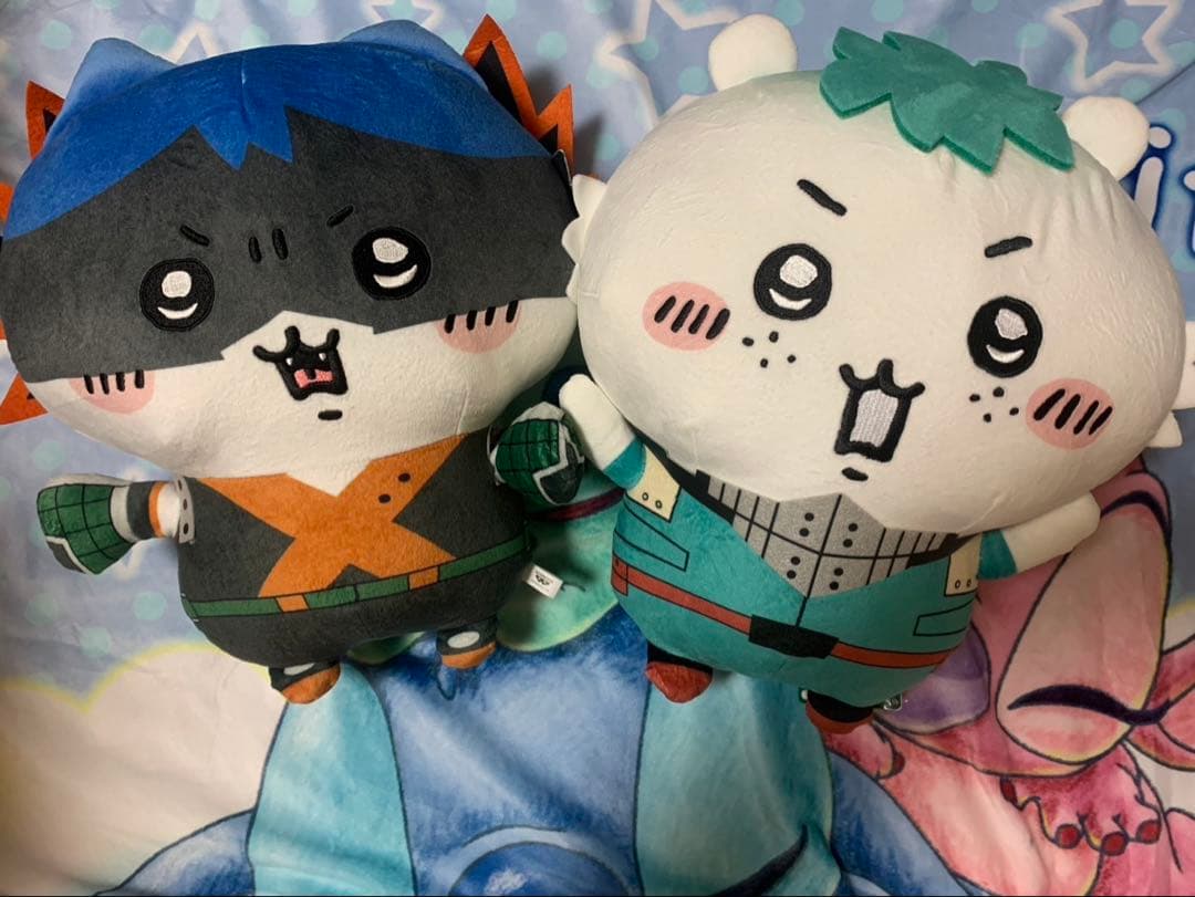僕のヒーローアカデミア ヒロアカ ちいかわコラボ ぬいぐるみ 爆豪 緑谷