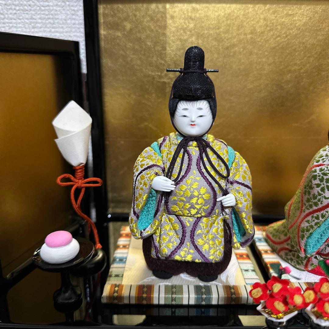 雛人形セット 原孝洲作 さくら雛 3段 高級 お人形 無形文化財