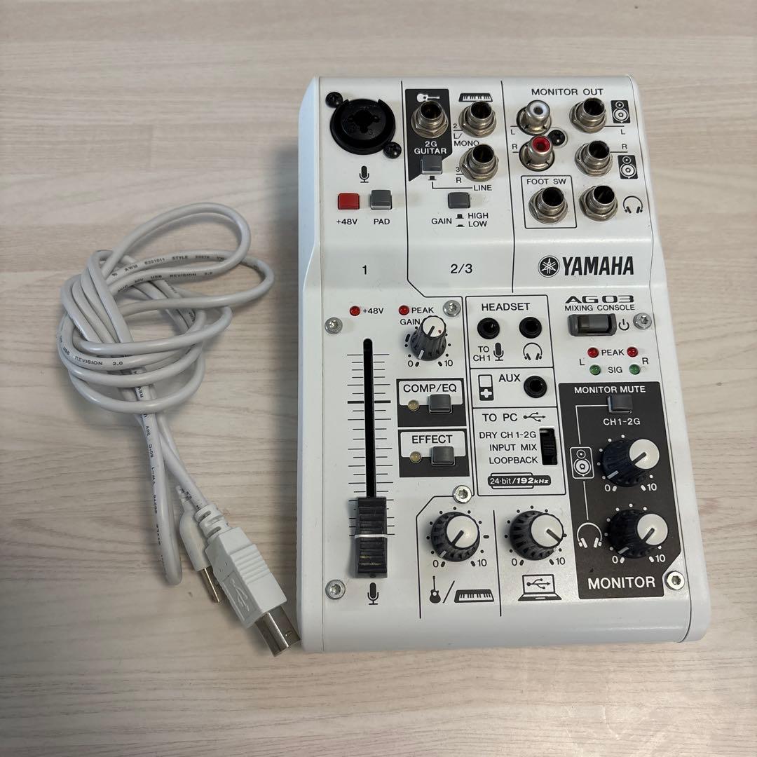 a*9様 YAMAHA AG03 USBオーディオインターフェース