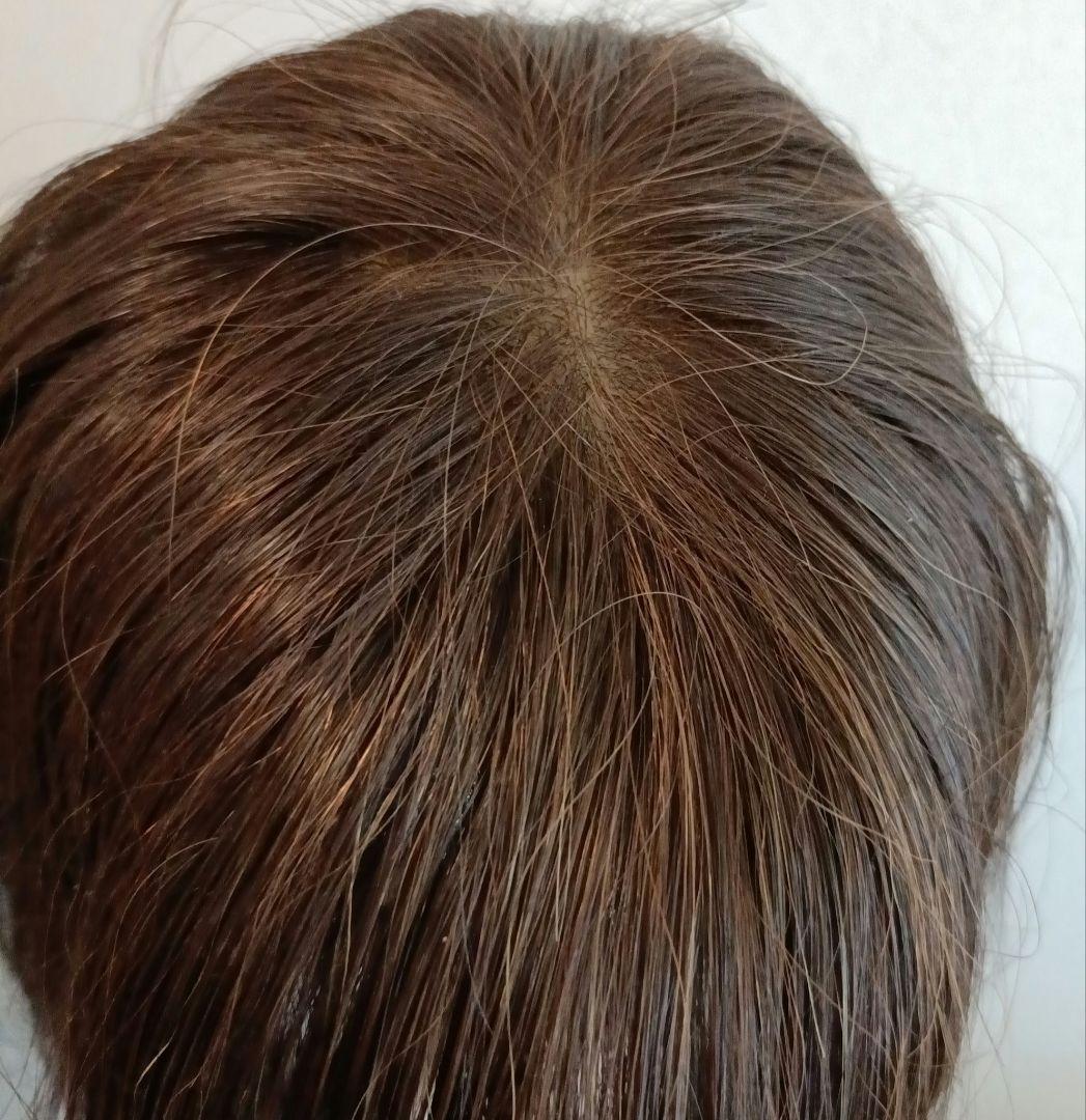 天使のレイヤーセミディ人毛MIX　チョコブラウン　リネアストリア