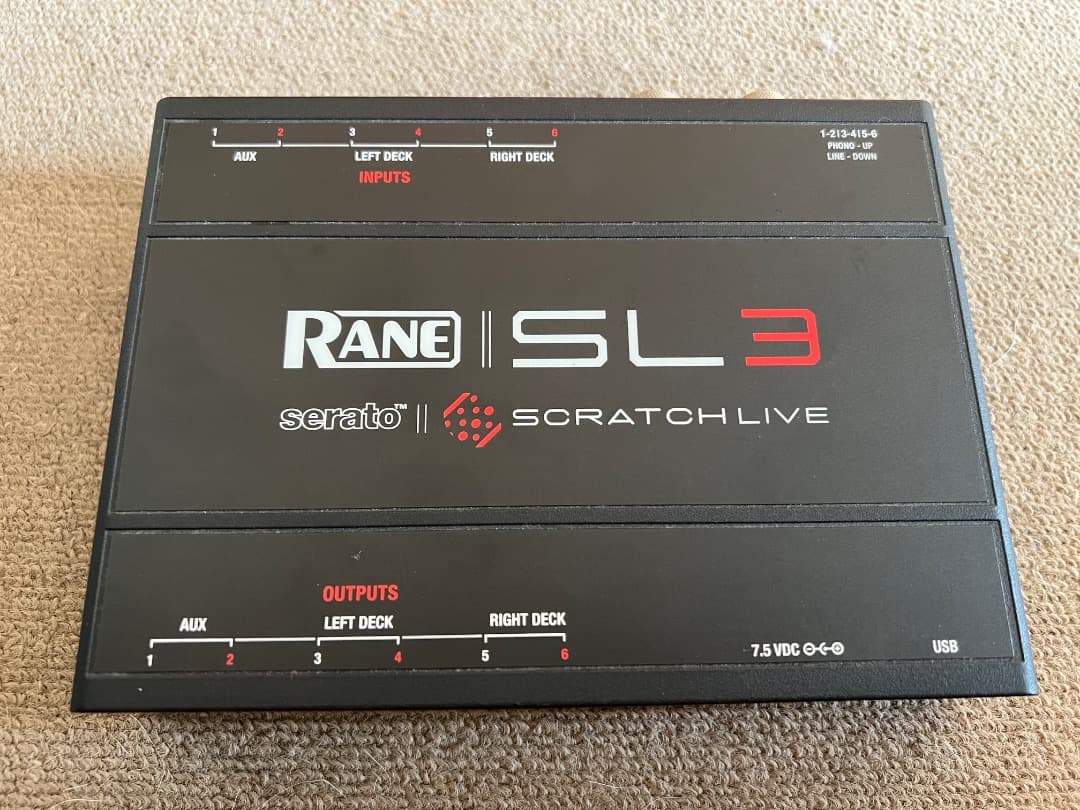 値引⭐︎美品⭐︎RANE SL3 DJインターフェース : SCRATCH LIVE