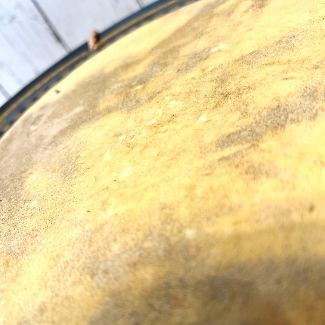 【良品】締め太鼓　30cm×15cm 打楽器　和太鼓