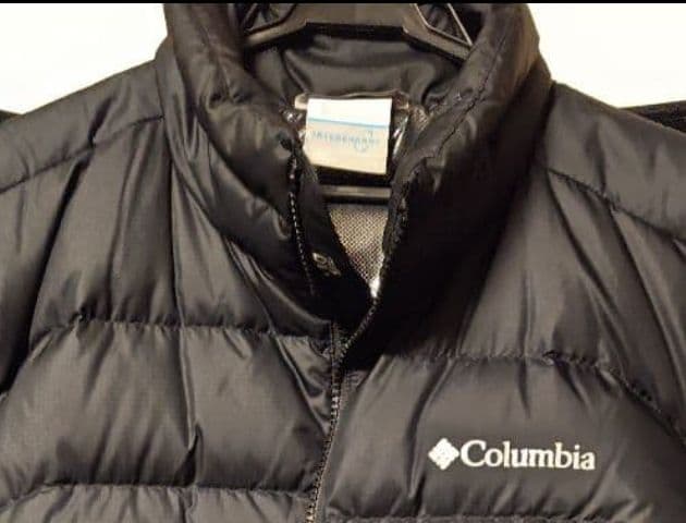 Columbia ダウンジャケット+防水ジャケット ブラックL