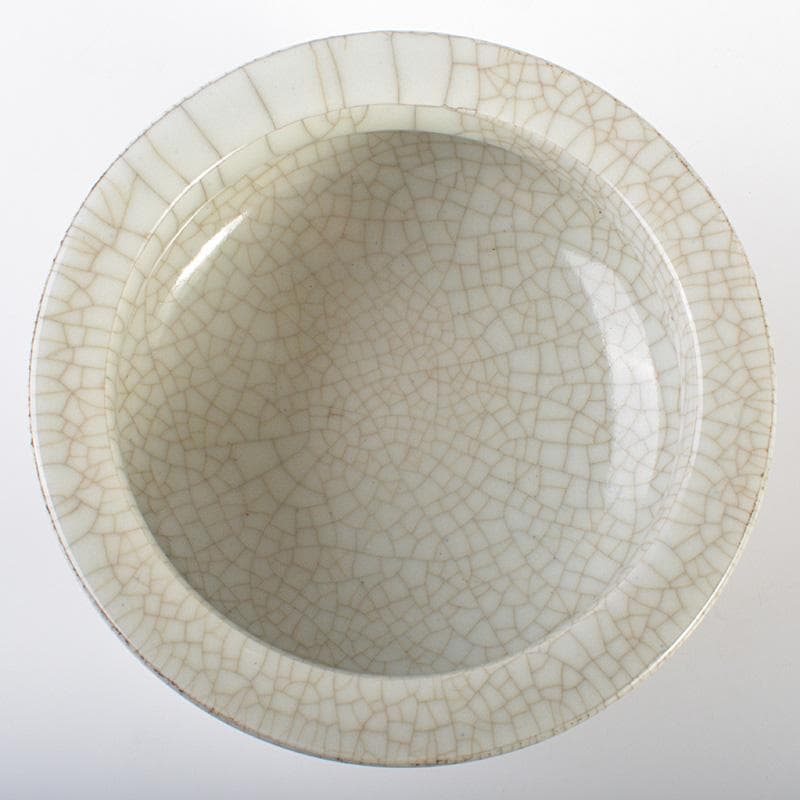 中国　哥窯　青磁　氷裂文　香炉　V　R6881