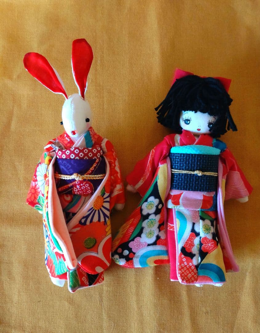 文化人形 三体セット ハンドメイド 作家もの