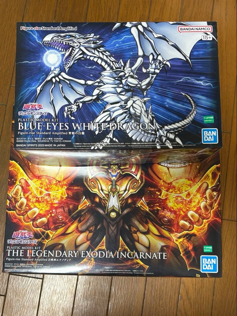 a*1様 プラモデル ブルーアイズホワイトドラゴン&エクゾディア 2点セット 新
