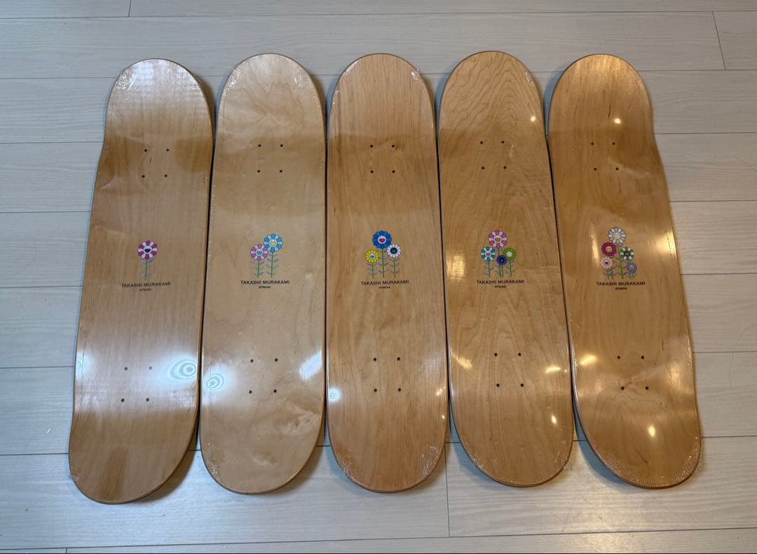 Flower Skateboard Deck 5枚 Set 村上隆