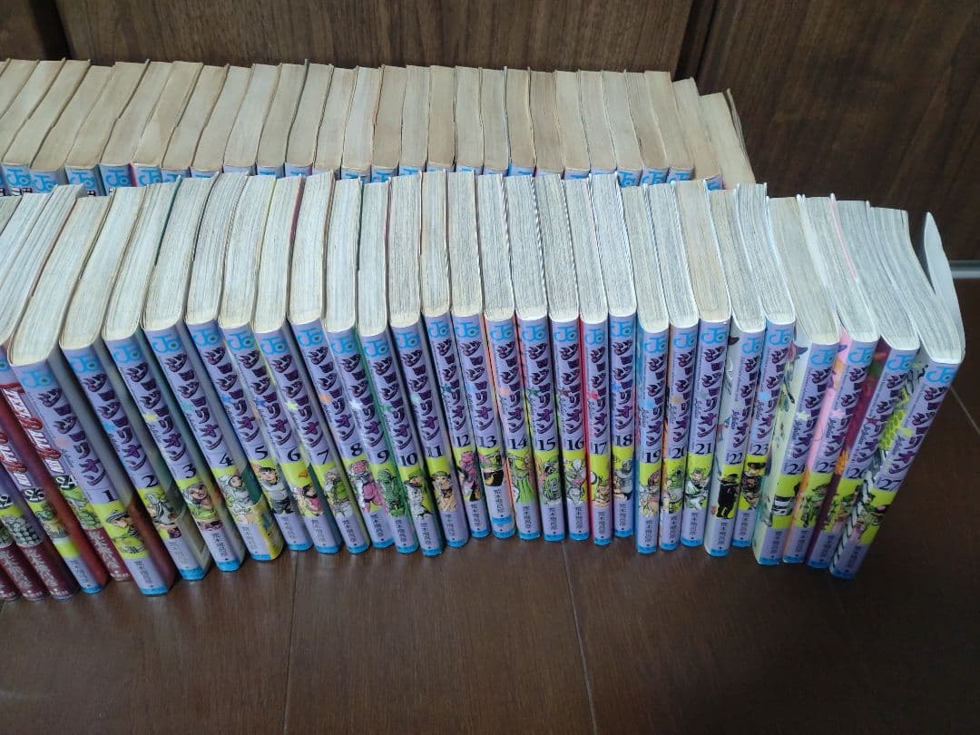 ジョジョの奇妙な冒険　１～８部全巻（中古）+短編２冊+小説3冊