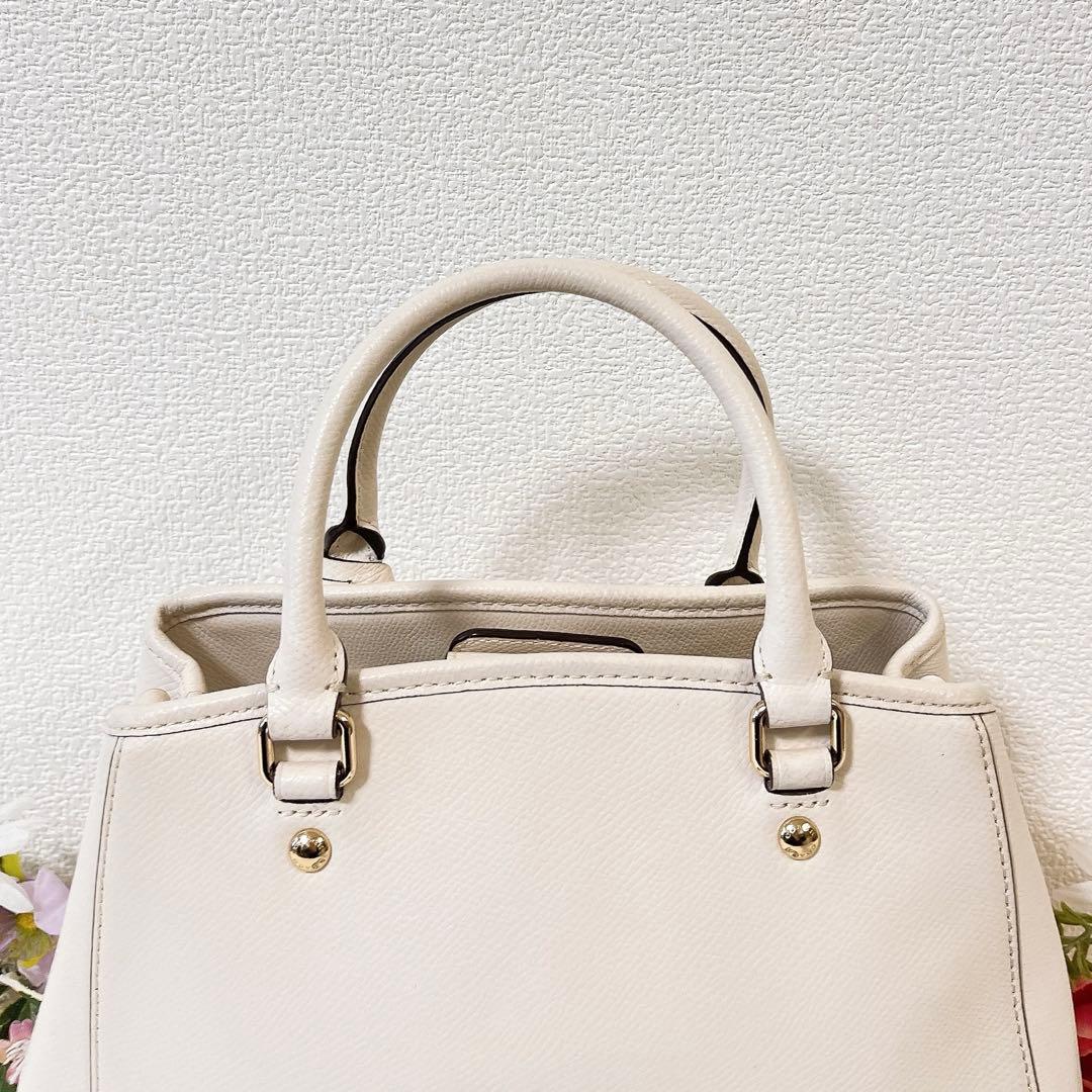 【美品】COACH コーチ ショルダーバッグ 2WAY ハンドバッグ キーリング