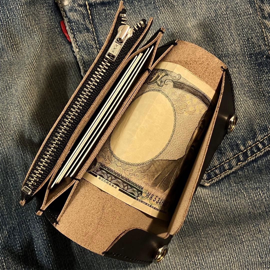 お札が折れない！ミドルトラッカーウォレット シルバー925 アポロコンチョ