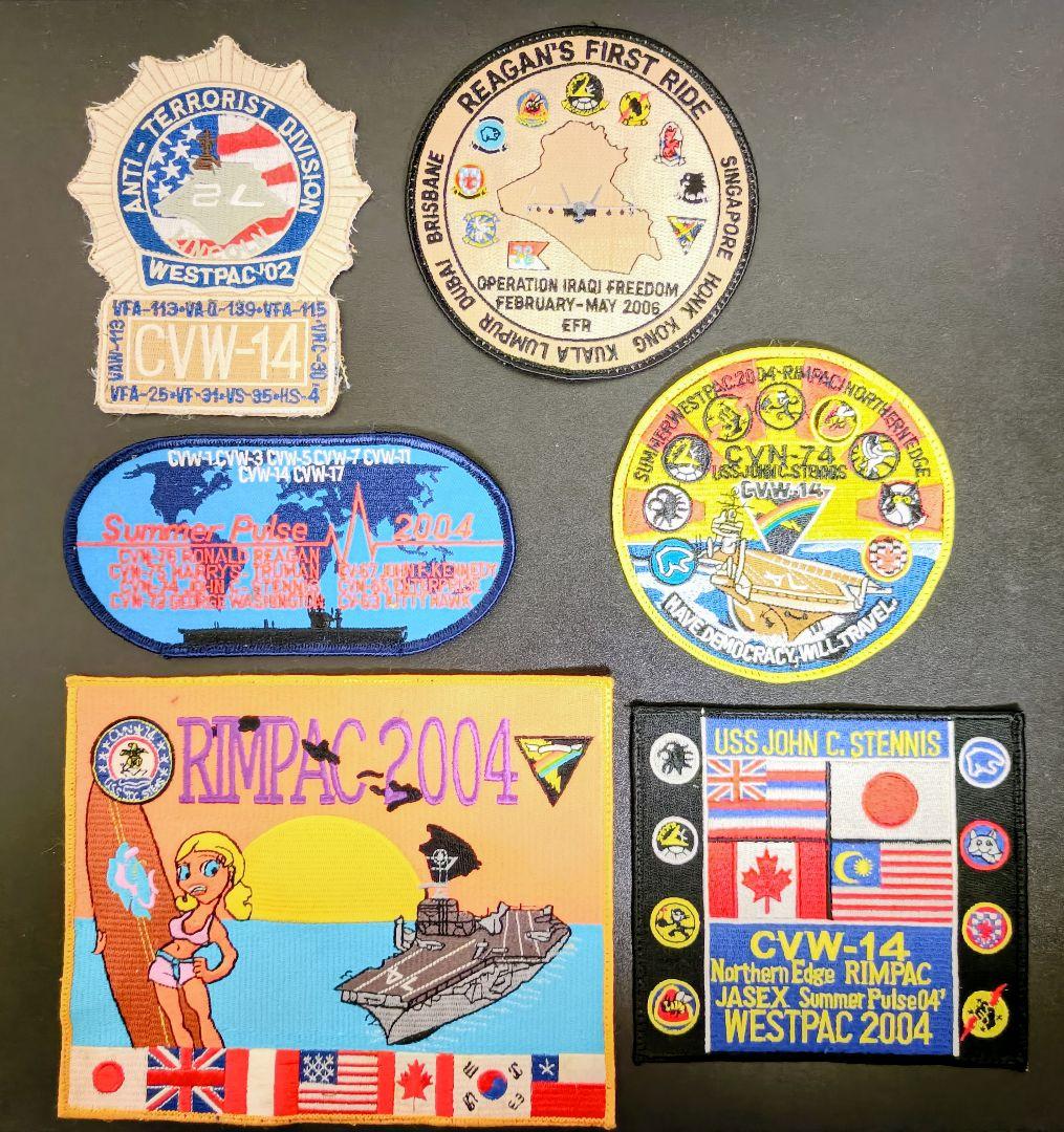 米海軍 VFA-115 EAGLES F/A-18 E パッチセット 17枚