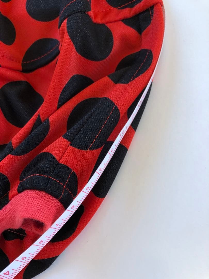 てんとう虫ロンパース　Sサイズ　イタグレ服　おしゃれ服　目立つ服　ハンドメイド