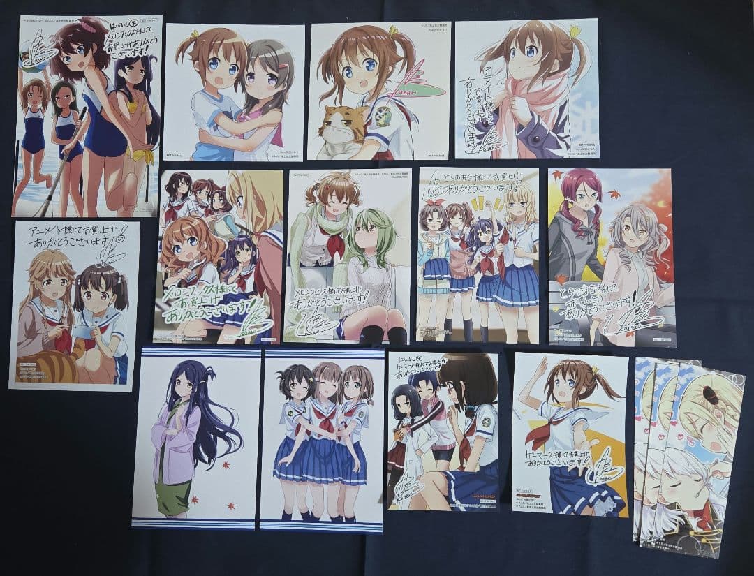 ハイスクール・フリート　特典　イラストカード　ポストカード　ブロマイド