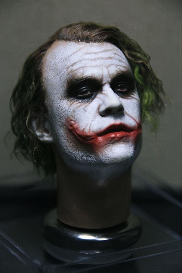 1/6 カスタム植毛ヘッド ダークナイト　ジョーカー 宴会Ver.