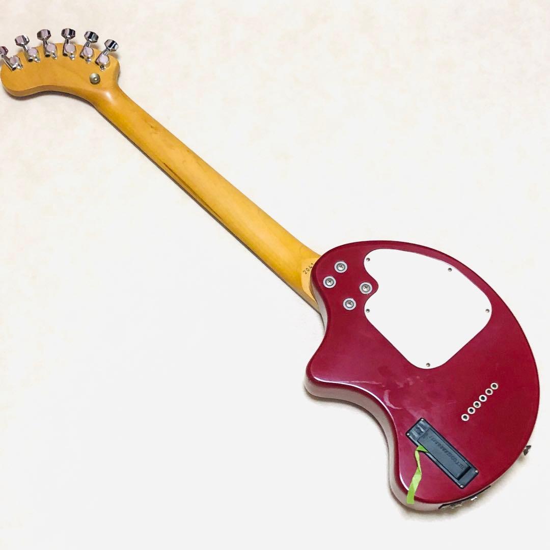 【美品】ZO-3 レッド アンプ内蔵ミニギター ヘッドフォン端子付 ぞうさん