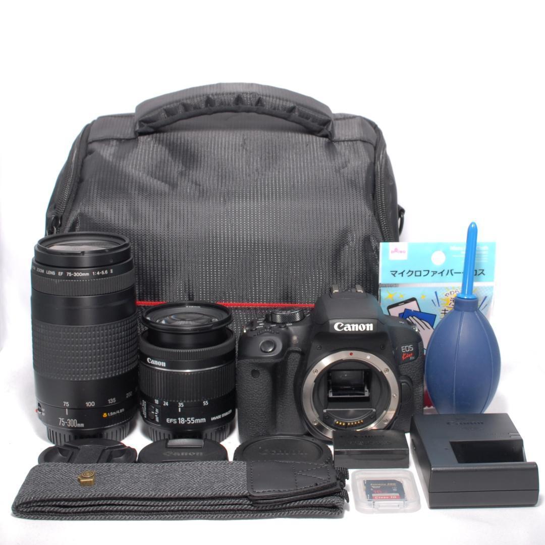 ✨Canon kiss X9i✨Wレンズ✨高速手ブレ補正＆超望遠✨一眼レフ✨