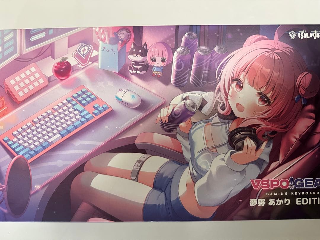 VSPO!GEAR 夢野あかりEDITION キーボード本体　ぶいすぽっ