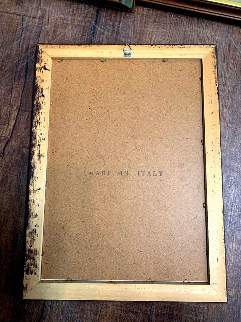ヴィンテージイタリア製額x3