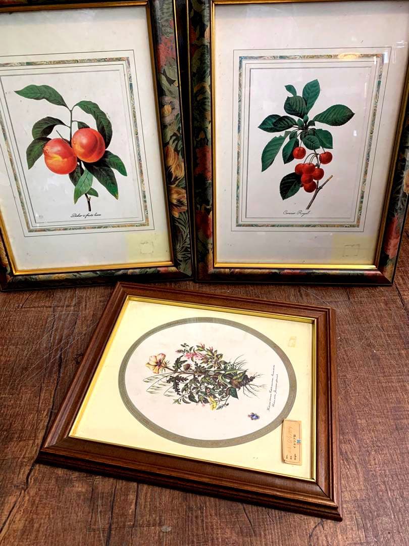 ヴィンテージイタリア製額x3