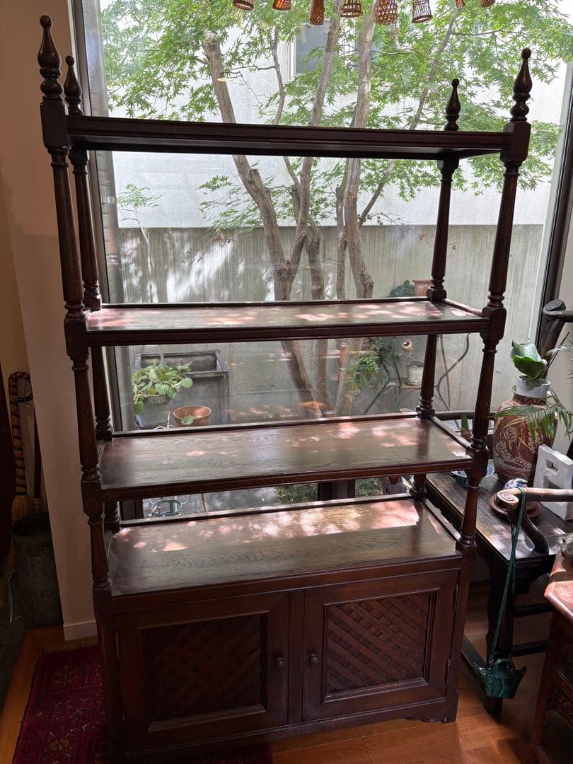 オランダ ヴィンテージ　オープンシェルフ　棚　両面