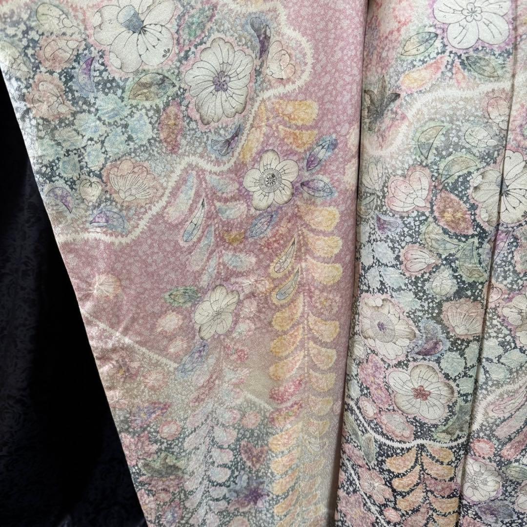 美品　辻ヶ花　辻が花　金通し　ぼかし　逸品　フルセット　振袖　振り袖
