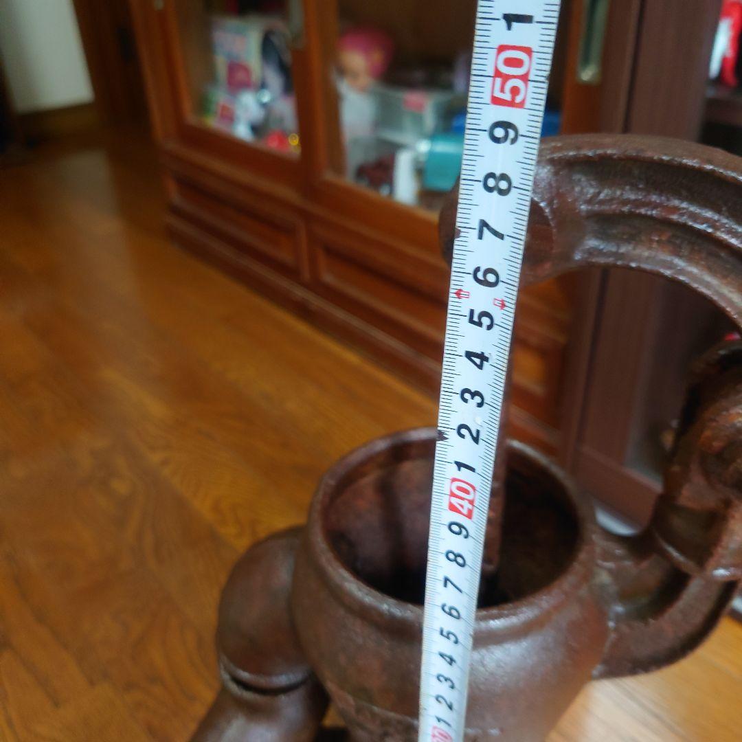 古道具　希少　サクラマーク川本式　手押ポンプ　昭和中期ガーデニング