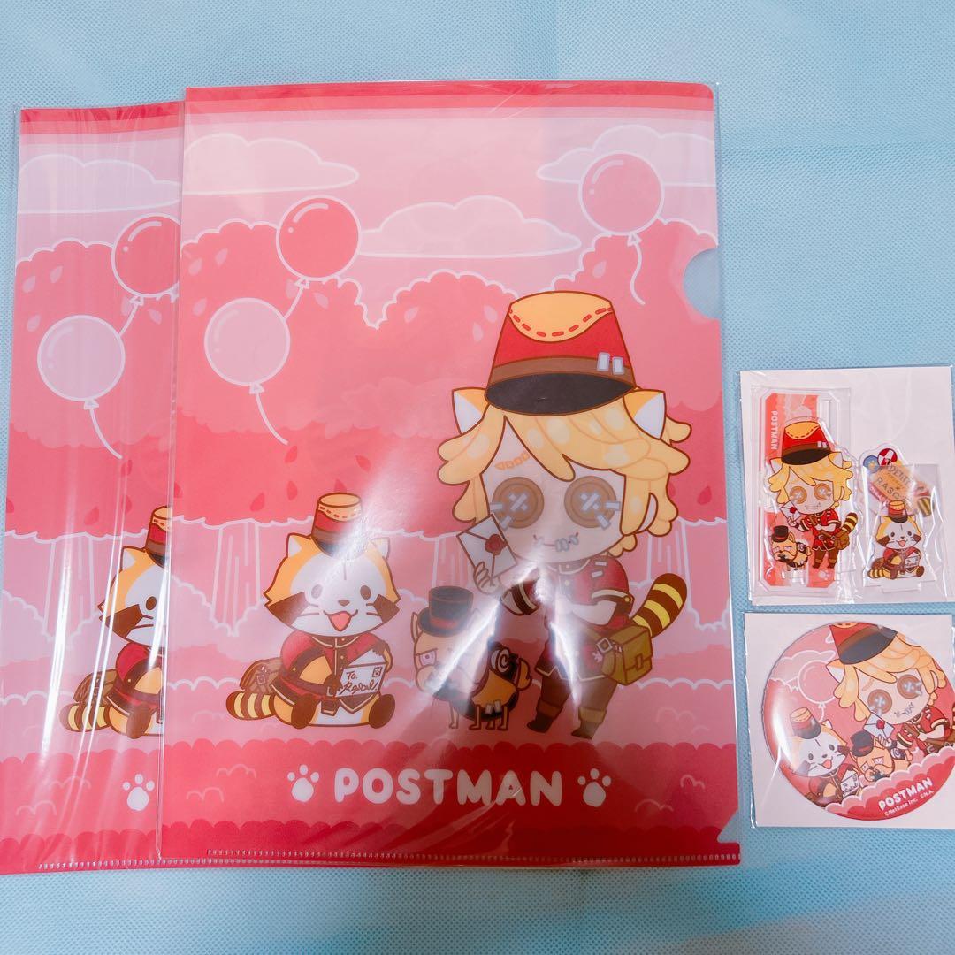 第五人格 ラスカルコラボ 缶バッジ クリアファイル アクスタ ポストマン