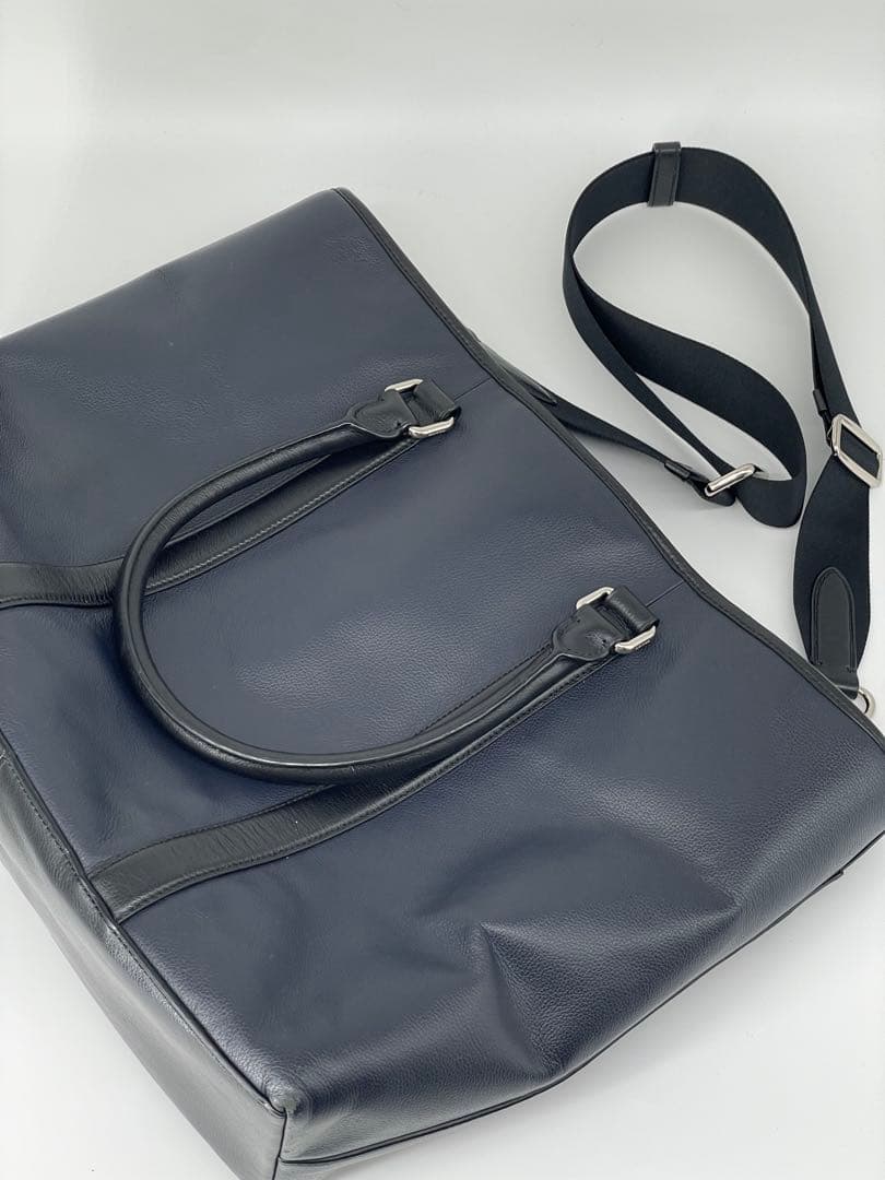 COACH コーチ ビジネスバッグ トートバック2way A4 ブラックネイビー