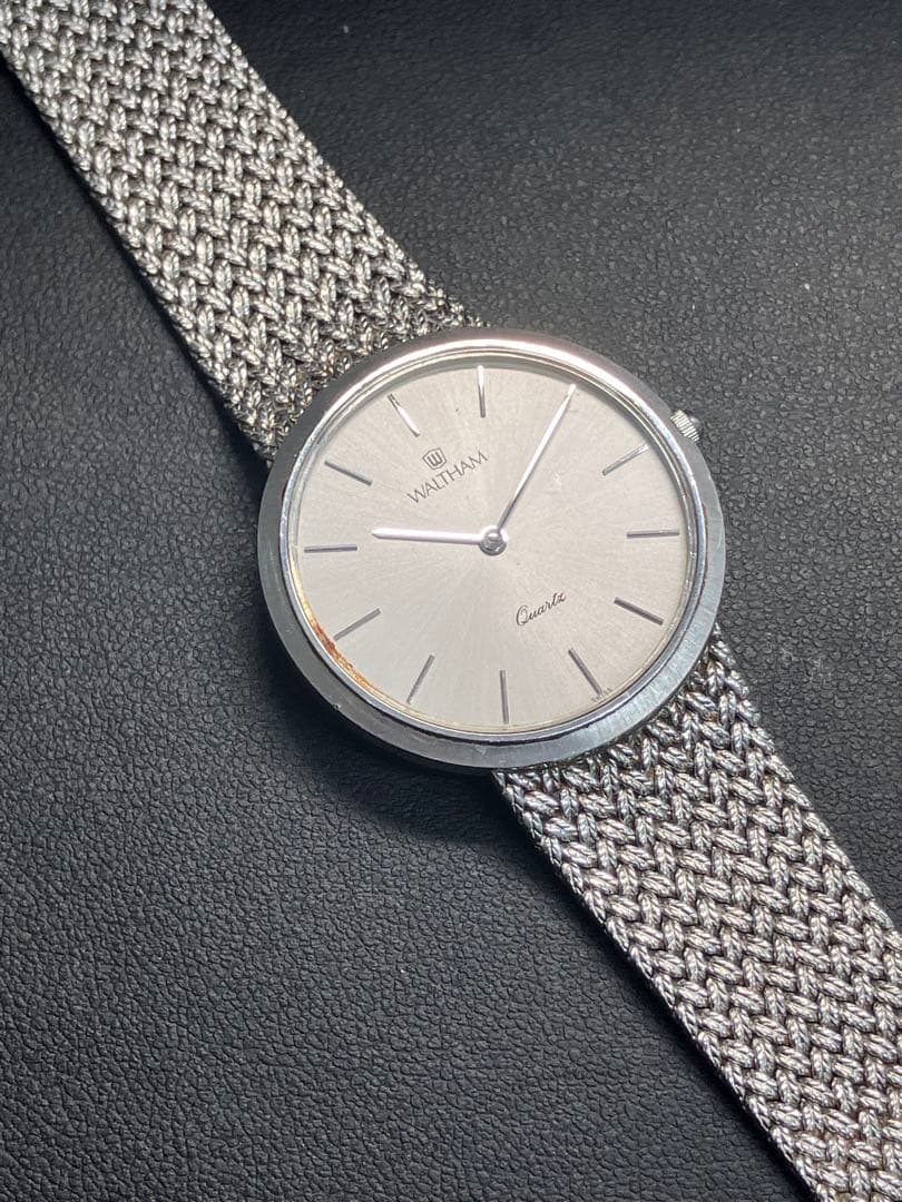 【Waltham/ウォルサム】シルバー スイス 42590.26 新品電池